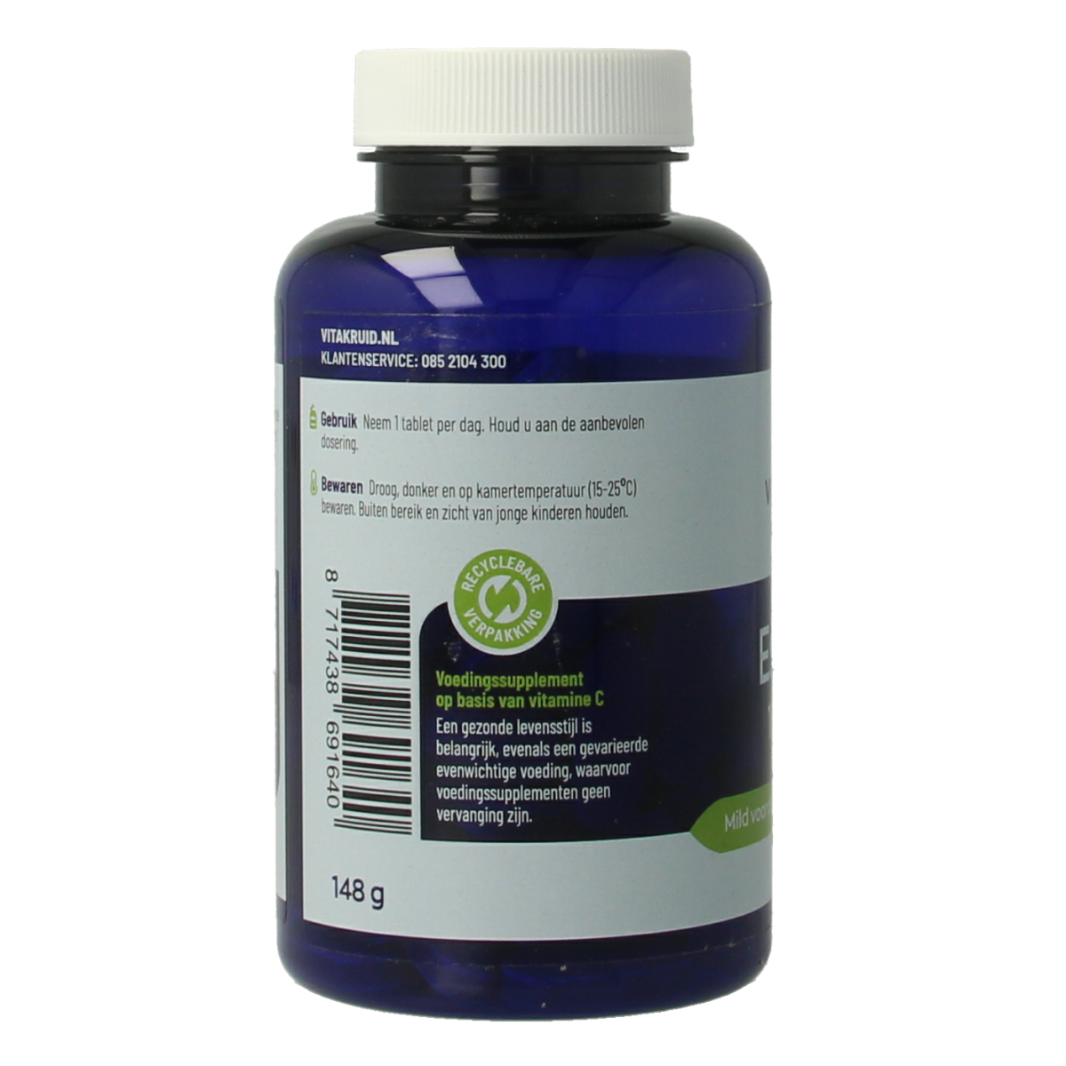 Vitakruid Ester-C Vitamine C 1000 Flavonoiden Rozenbottel 90.00 Tabletten