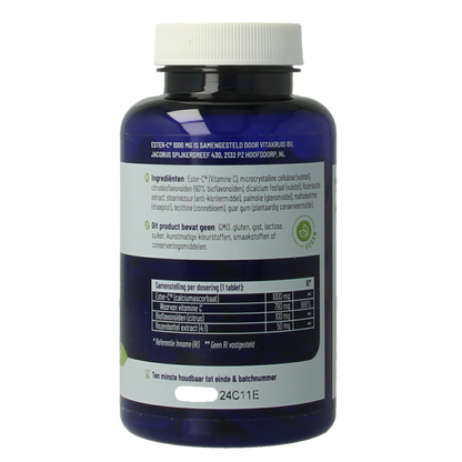 Vitakruid Ester-C Vitamine C 1000 Flavonoiden Rozenbottel 90.00 Tabletten