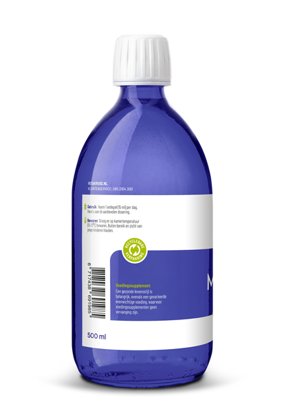 Vitakruid MCT Olie C8 100% zuivere & duurzame kokosolie 500.00 Milliliter