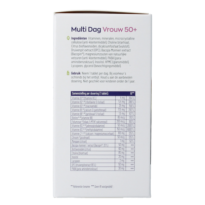 Vitakruid Multi Dag & Nacht Vrouw 50+ 2 x 90 180 Tabletten