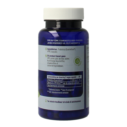 Vitakruid Symflora Femme Probiotica voor vrouwen 90.00 Vegetarische capsules