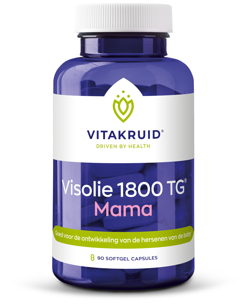 Vitakruid Visolie 1800 TG mama 90.00 Softgels