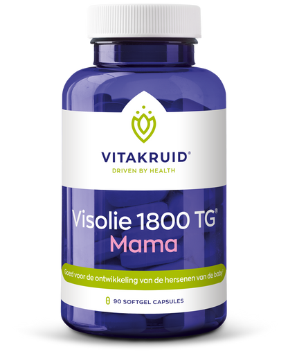 Vitakruid Visolie 1800 TG mama 90.00 Softgels