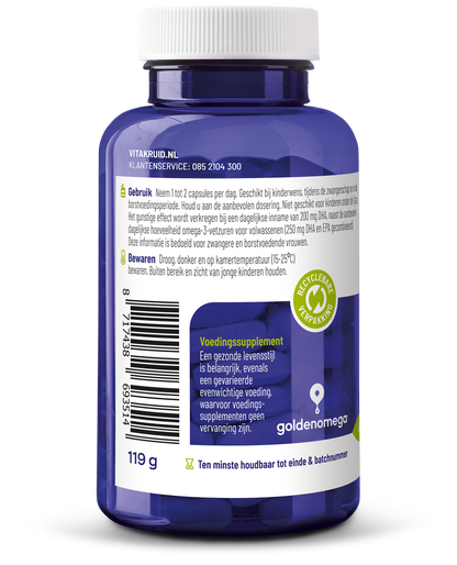 Vitakruid Visolie 1800 TG mama 90.00 Softgels