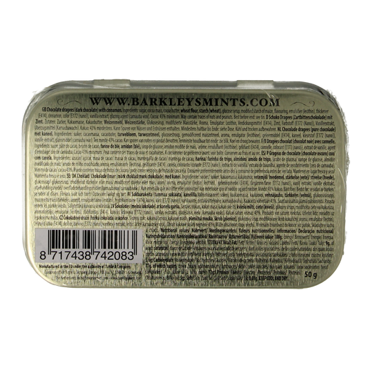 Barkleys Chocolate mints cinnamon 50.00 Gram