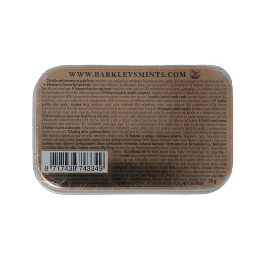 Barkleys Mints cinnamon & apple 50.00 Gram
