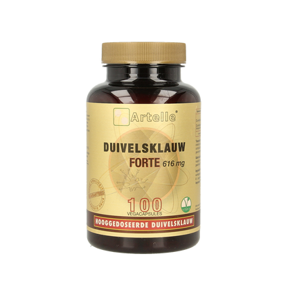 Artelle Duivelsklauw forte 616mg 100.00 Vegetarische capsules