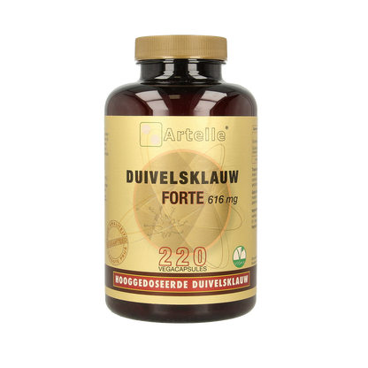 Artelle Duivelsklauw forte 616mg 220.00 Vegetarische capsules