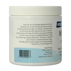 Nova Vitae MSM poeder 250.00 Gram