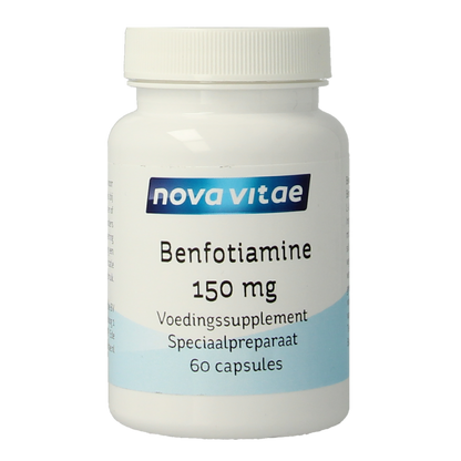 Nova Vitae Benfotiamine (vitamine B1) 150mg 60.00 Vegetarische capsules