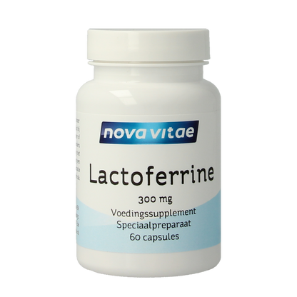 Nova Vitae Lactoferrine 300 mg LPS vrij 60.00 Capsules