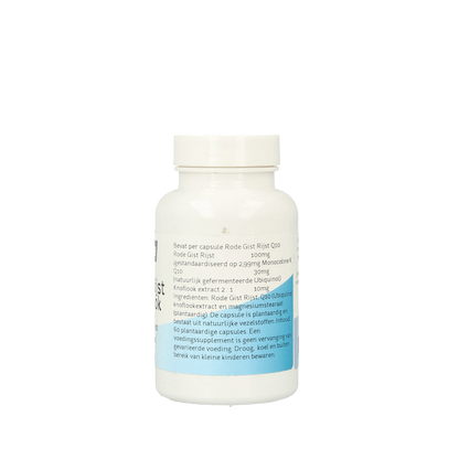 Nova Vitae Rode gist rijst+ Q10 + knoflook 60.00 Vegetarische capsules
