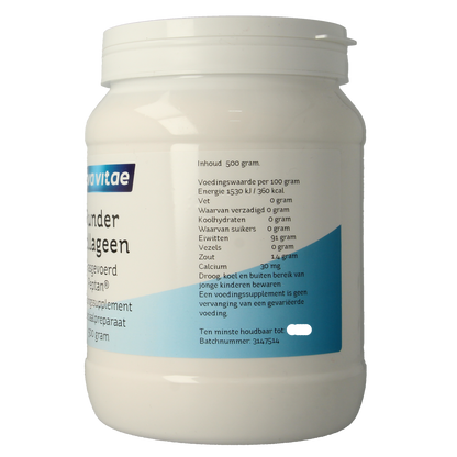Nova Vitae Runder collageen gras gevoerd Peptan 500.00 Gram
