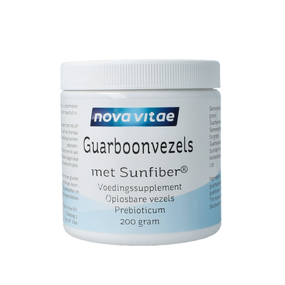 Nova Vitae Guarboonvezels sunfiber AG 200.00 Gram