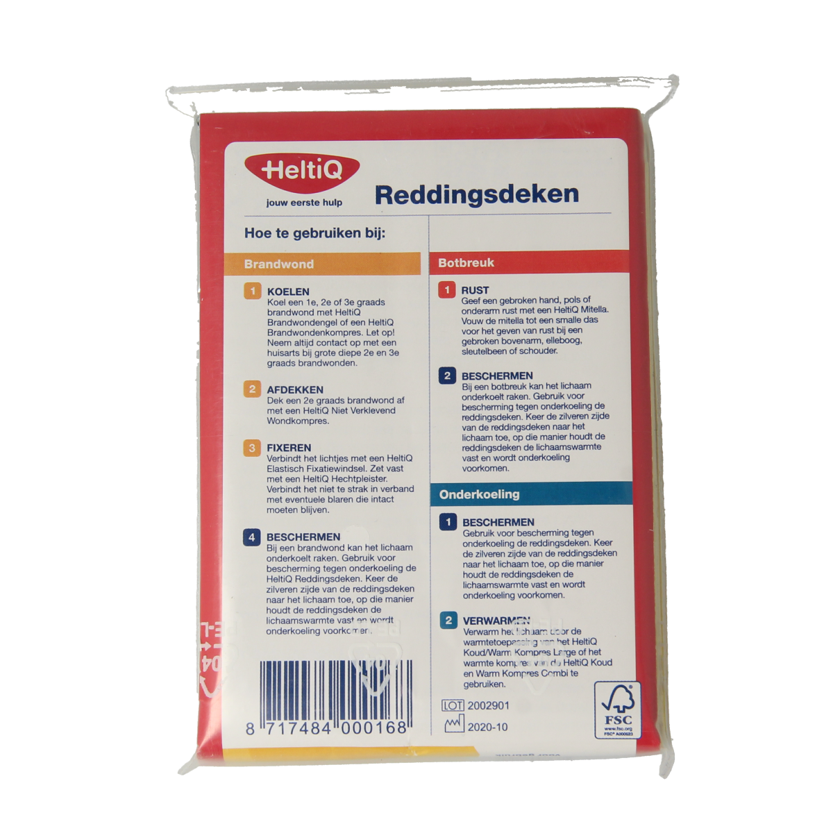Heltiq Isoleerdeken/reddingsdeken 1.00 Stuks