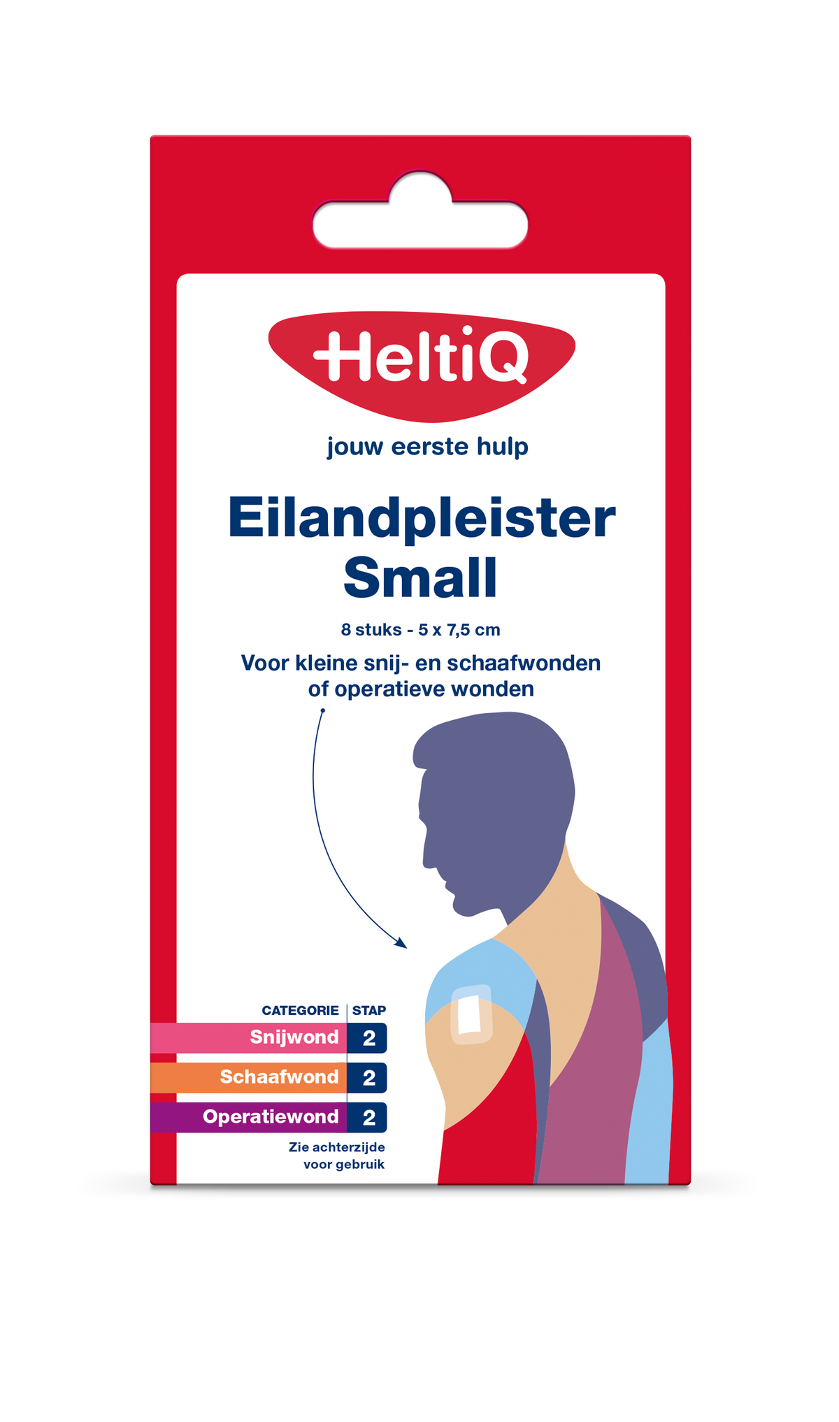 Heltiq Eilandpleisters small 5 x 7.5cm 8.00 Stuks