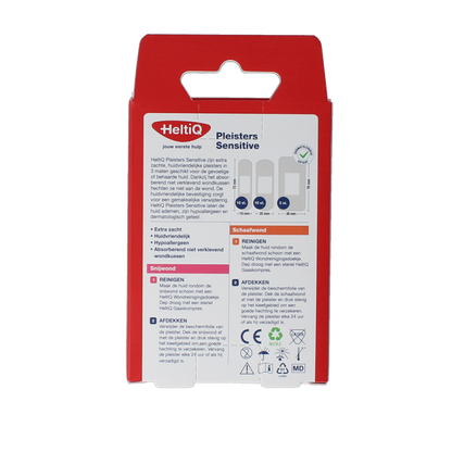 Heltiq Pleisters sensitive 3 maten 25.00 Stuks