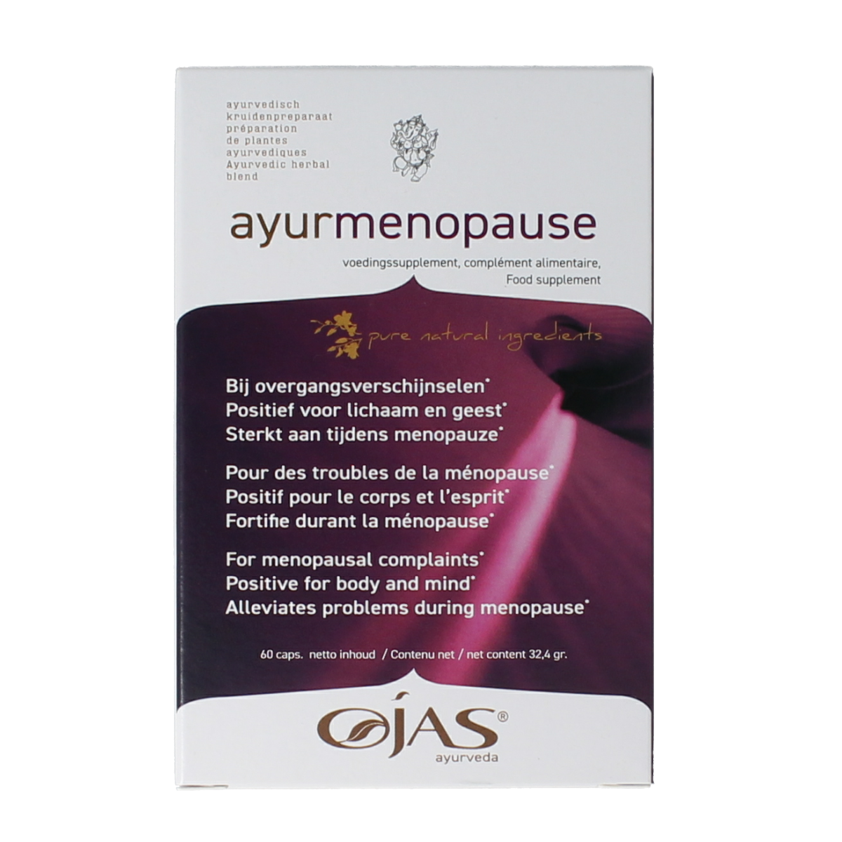 Ojas Ayurmenopause 60.00 Vegetarische capsules