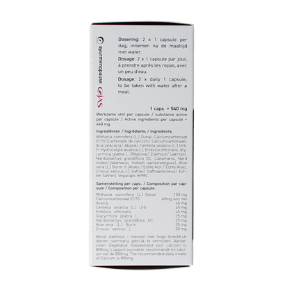 Ojas Ayurmenopause 60.00 Vegetarische capsules