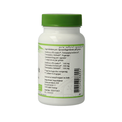 Surya Bio triphala bio 60.00 Vegetarische capsules
