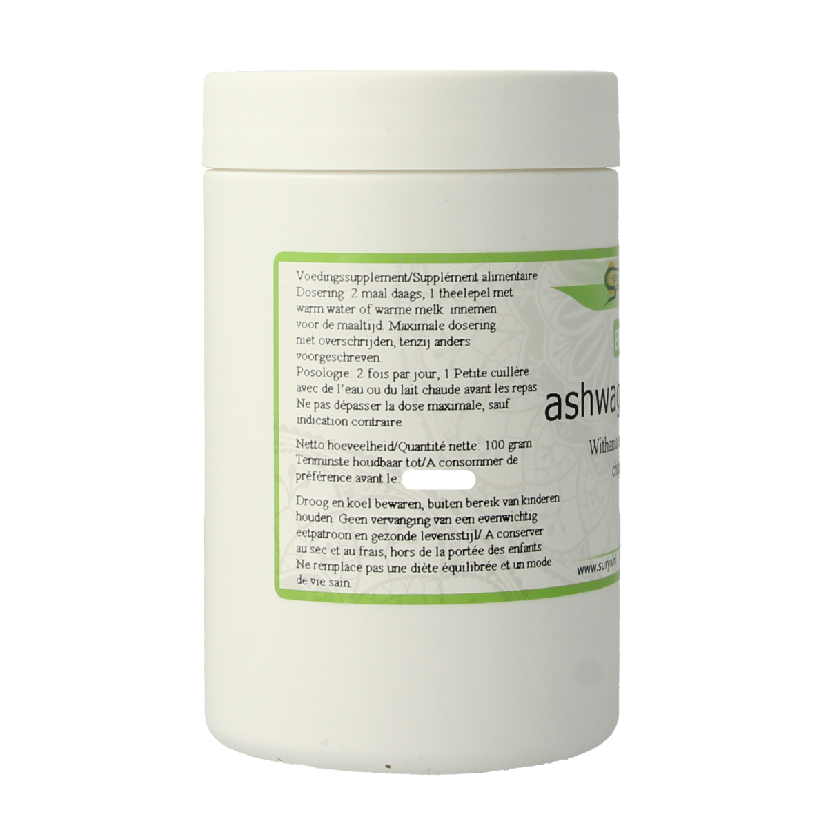 Surya Ashwagandha churna bio 100.00 Gram