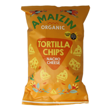 Amaizin Corn chips nacho bio 150.00 Gram