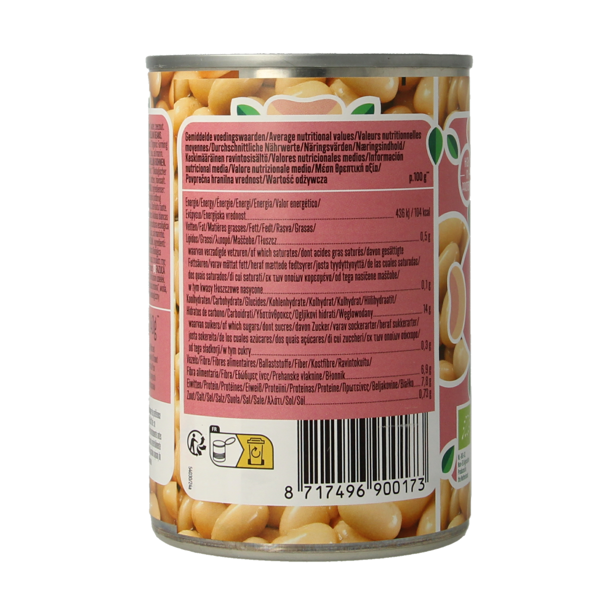 Bioidea Witte bonen bio 400.00 Gram
