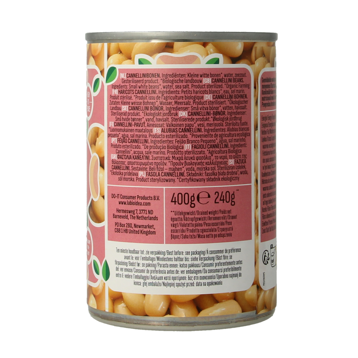 Bioidea Witte bonen bio 400.00 Gram
