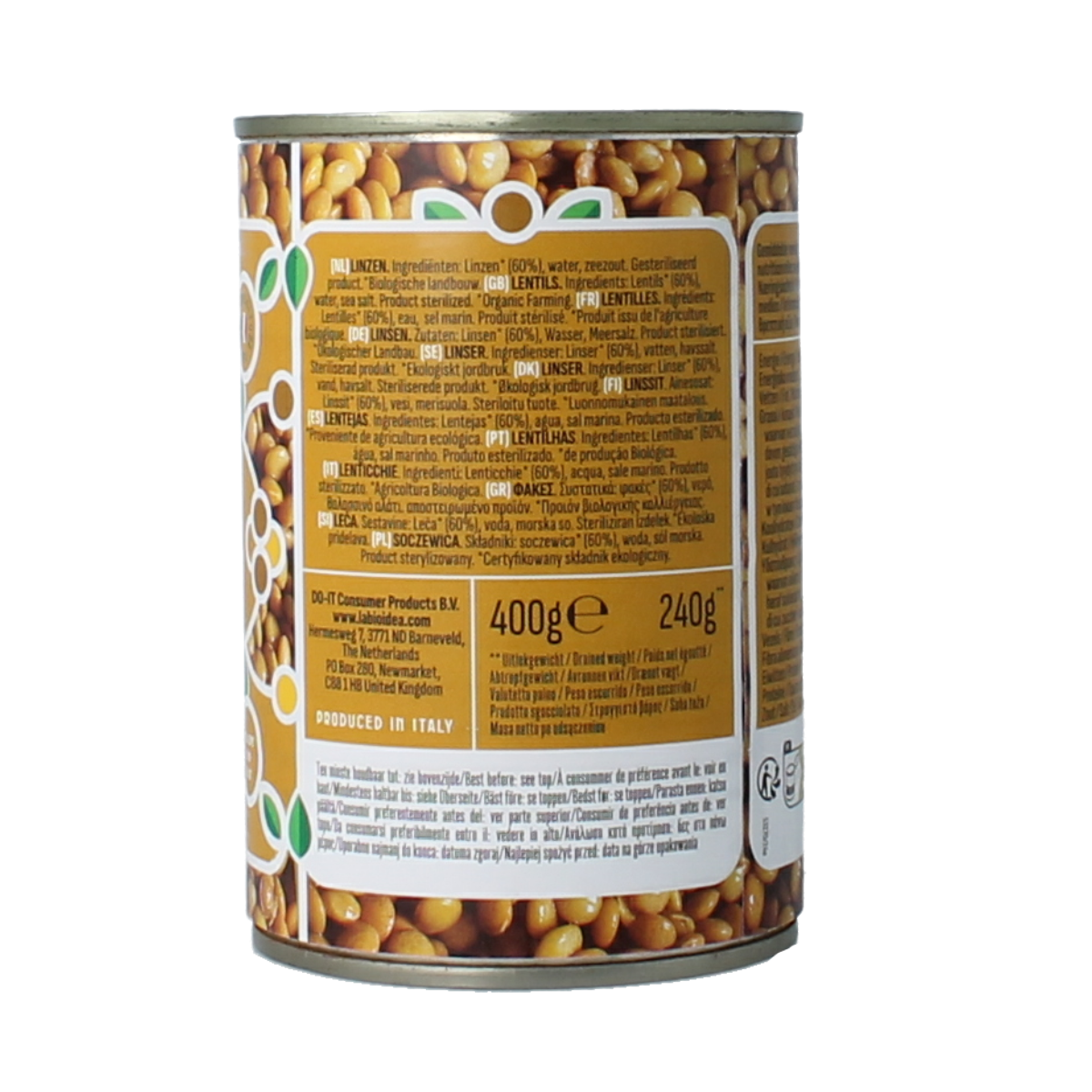 Bioidea Linzen (lenticchiel) bio 400.00 Gram