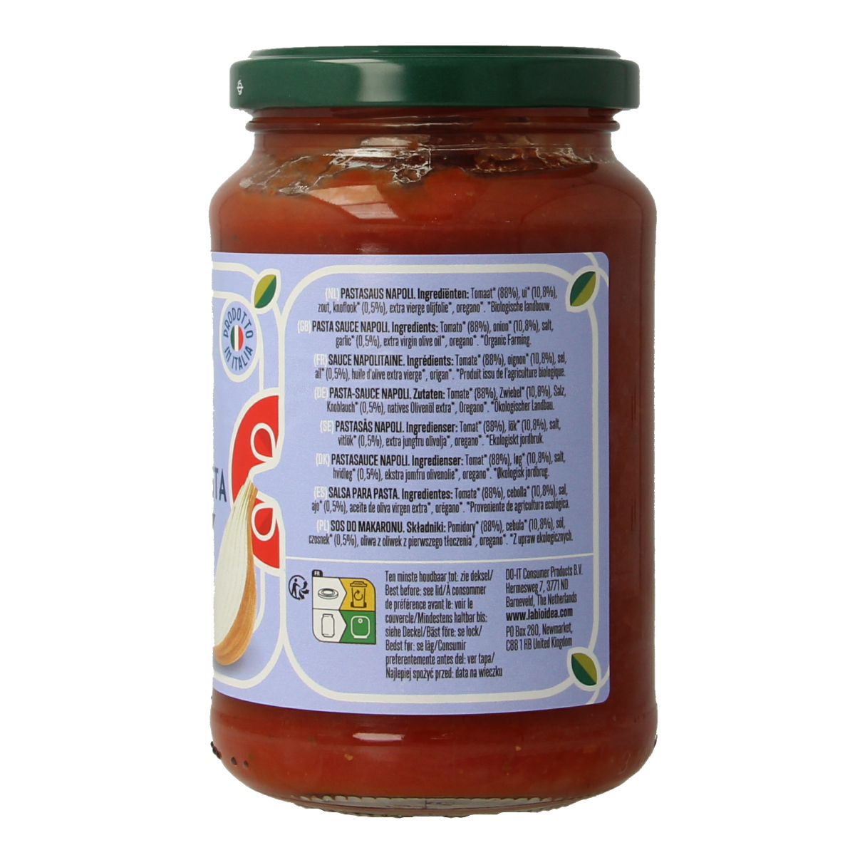 Bioidea Pastasaus napoli bio 340.00 Gram