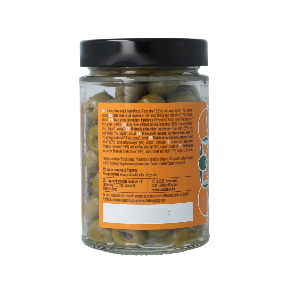 Bioidea Olijven groen ontpit bio 165.00 Gram