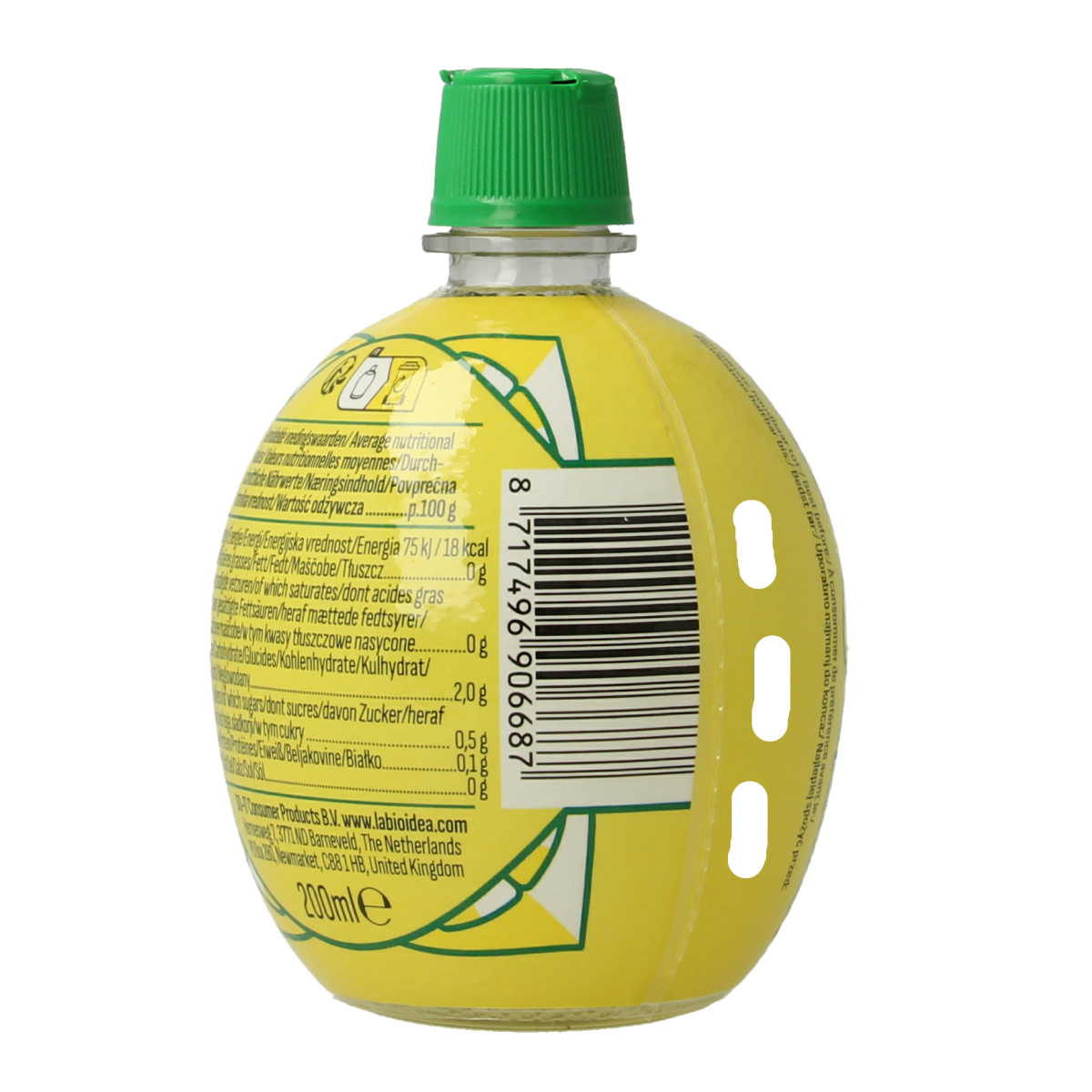 Bioidea Citroensap knijpfles bio 200.00 Milliliter