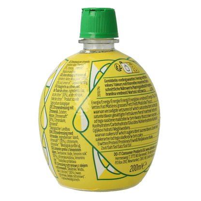 Bioidea Citroensap knijpfles bio 200.00 Milliliter