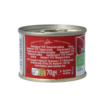 La Bio Idea Tomatenpuree geconcentreerd bio 70.00 Gram