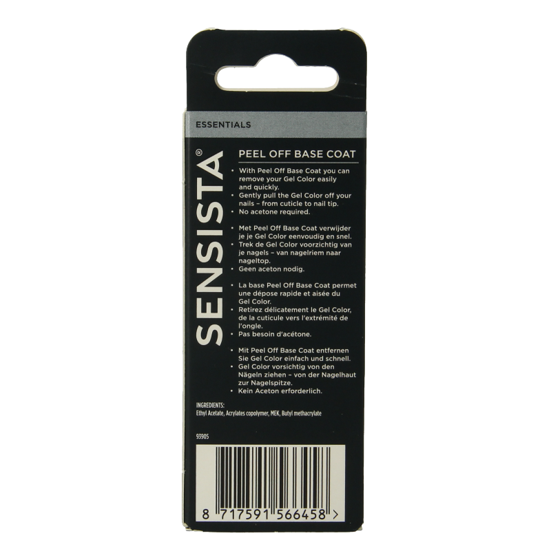 Sensista Peel off base coat 7.5 Milliliter