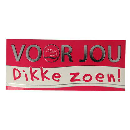 Voor Jou! Wensreep dikke zoen 70.00 Gram