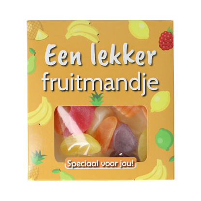 Voor Jou! Voor jou Snoep, Lekker fruitmandje 1.00 Stuks