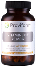 Proviform Vitamine D3 75mcg 100.00 Vegetarische capsules