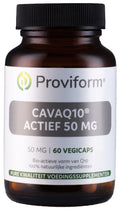 Proviform CavaQ10 actief 50mg 60.00 Vegetarische capsules