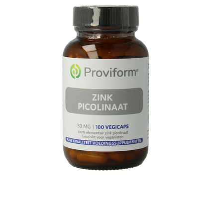 Proviform Zink picolinaat 30mg 100 Vegetarische capsules