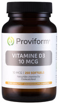 Proviform Vitamine D3 10mcg 250.00 Softgels