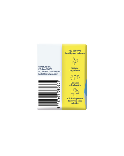 Sanature Maandverband ultra normaal 100% katoen 10.00 Stuks