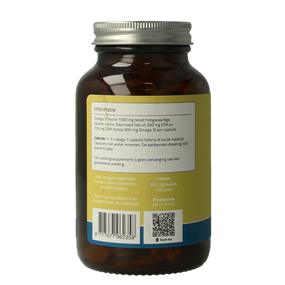 Mattisson Omega 3 visolie 35% EPA 25% DHA 1000mg 90 Capsules