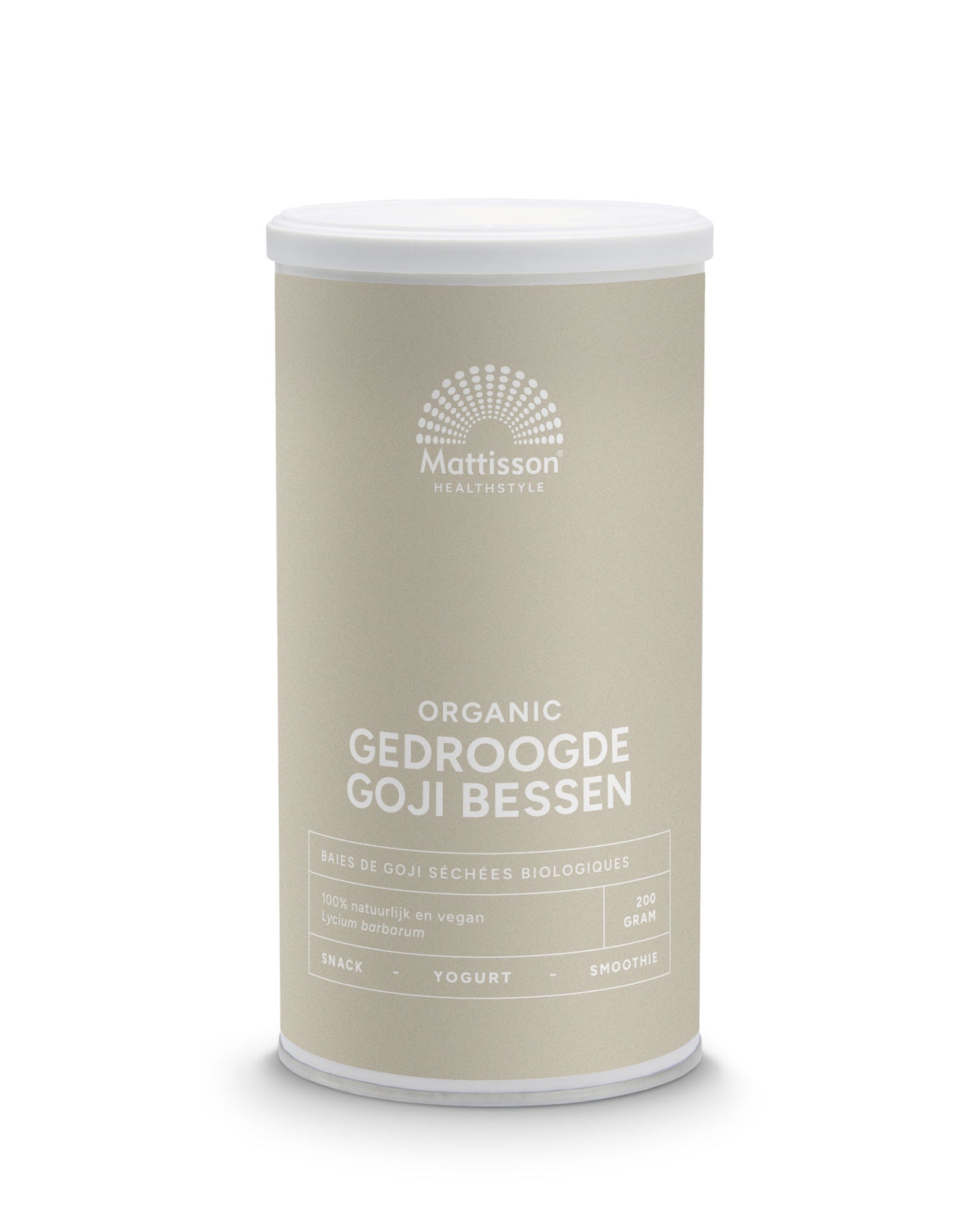 Mattisson Bessen goji gedroogd pot bio 200.00 Gram