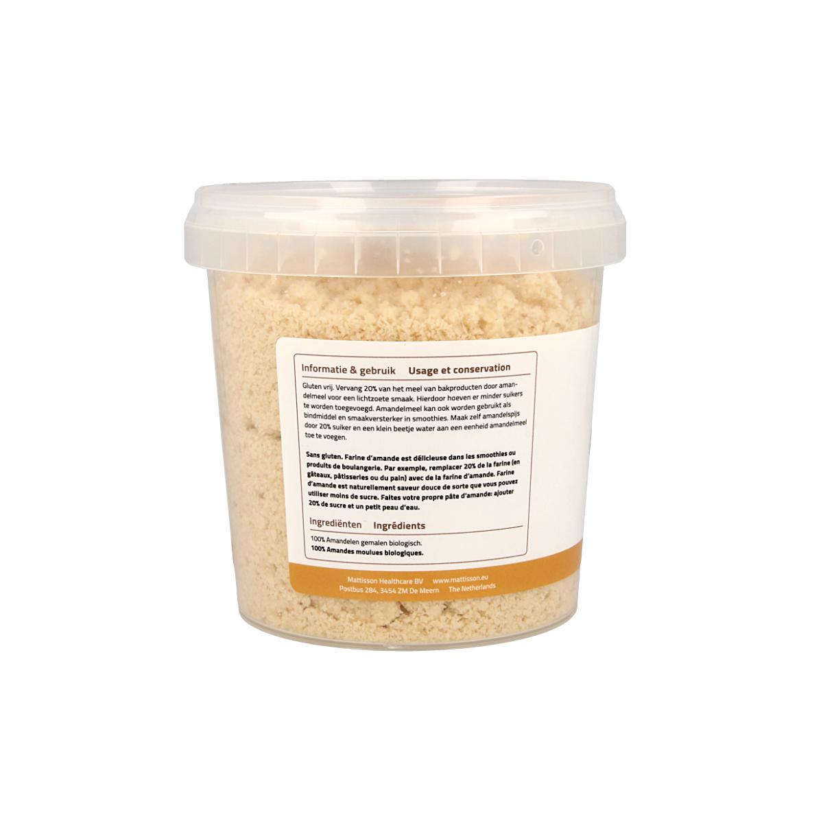 Mattisson Absolute amandelmeel bio 300.00 Gram