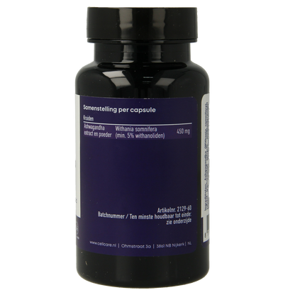 CellCare Ashwagandha 450mg 60.00 Capsules
