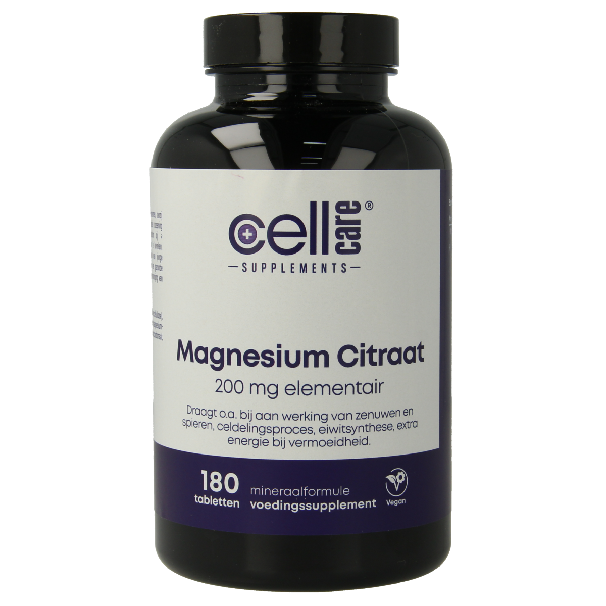 CellCare Magnesium 200mg elementair  180.00 Tabletten