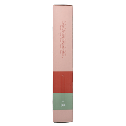 Bolsius Dinerkaarsen 230/20 velvet red 8 Stuks