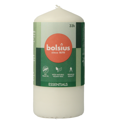 Bolsius Stompkaars 120/58 cloudy white 1 Stuks