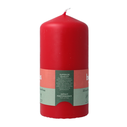 Bolsius Stompkaars 120-58 delicate red 1 Stuks
